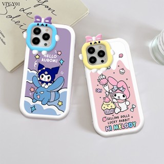 VIVO Y01 Y01A Y02 Y16 Y72 Y52 Y75 Y55 Y22 Y22S 5G เคสวีโว่ สำหรับ Case Cartoon Dessert เคส เคสโทรศัพท์ เคสมือถือ Shockproof Casing