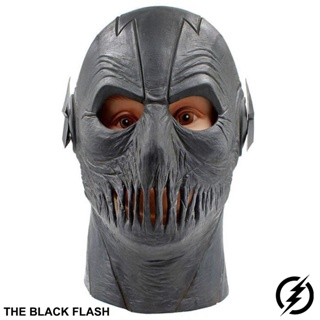 หน้ากาก DC Comics ดีซี The Black Flash แบล็คแฟลช แฟลช สีดำ Zoom ซูม ยมฑูต Mask สุดโหด สยองขวัญ Hat Halloween Horror