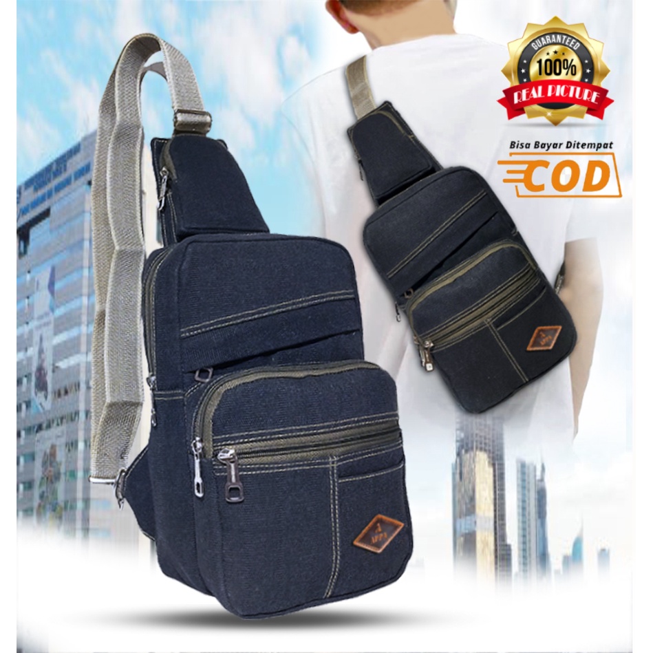 Mekko กระเป๋าสะพาย/Sling Canvas vintage APPA350 slingbag classic Men Women