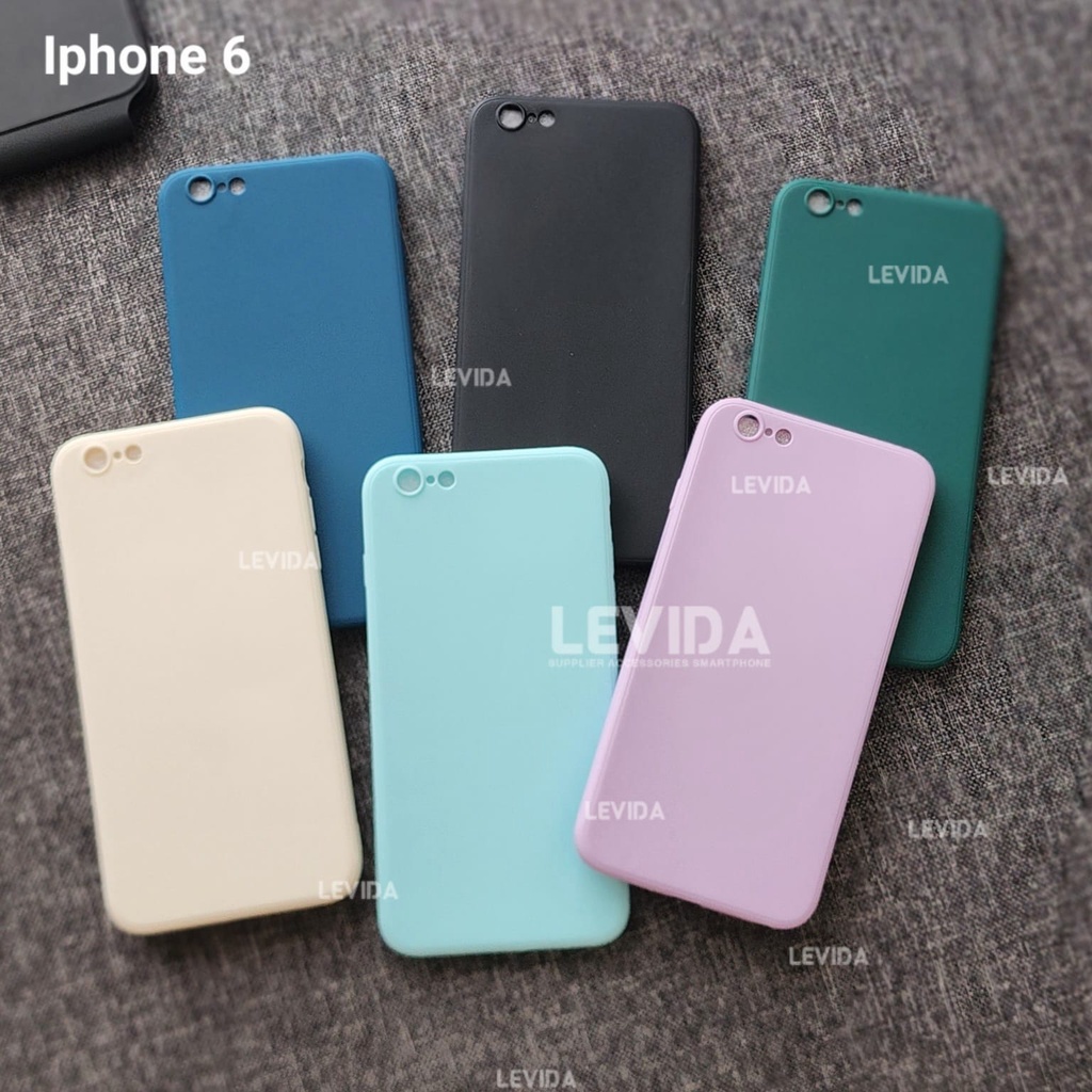 Iphone 6 Iphone 6 Plus Softcase Macaron Square / Case Square Edge Case Iphone 6 Iphone 6 Plus