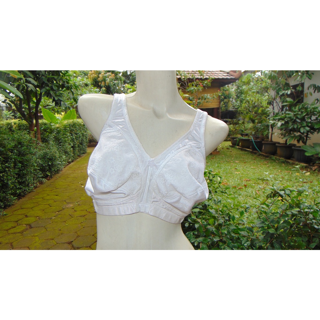 BRA SAMPLE BRANDED MINIMIZER WHITE SIZE 36D (D80) - บราไร้สาย