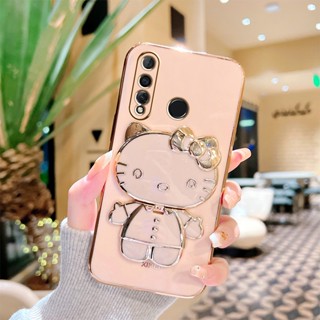 เคส Huawei Y9s / Y9 Prime 2019 / Y9 2019 / Y7A / Y6P แฟชั่น KT แมว ตัวยึด เคสโทรศัพท์ กันกระแทก