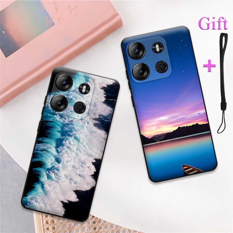 Tecno Pop 7 Pro BF7 TPU ซิลิโคนอ่อนนุ่มทาสีเคสโทรศัพท์สําหรับ Tecno Pop 7 Pro BF7