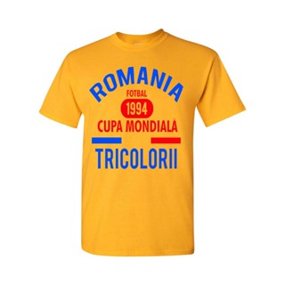 New Romania Tricolorii 1994 World Cup Tribute Mens Soccer Fotbal Calcio T-Shirt_03