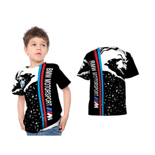 เสื้อยืด พิมพ์ลาย Bmw Motorcyclesport Racing สําหรับเด็ก  | เสื้อยืด พิมพ์ลาย Bmw Motorsport Balap Motor Full Print Bisa