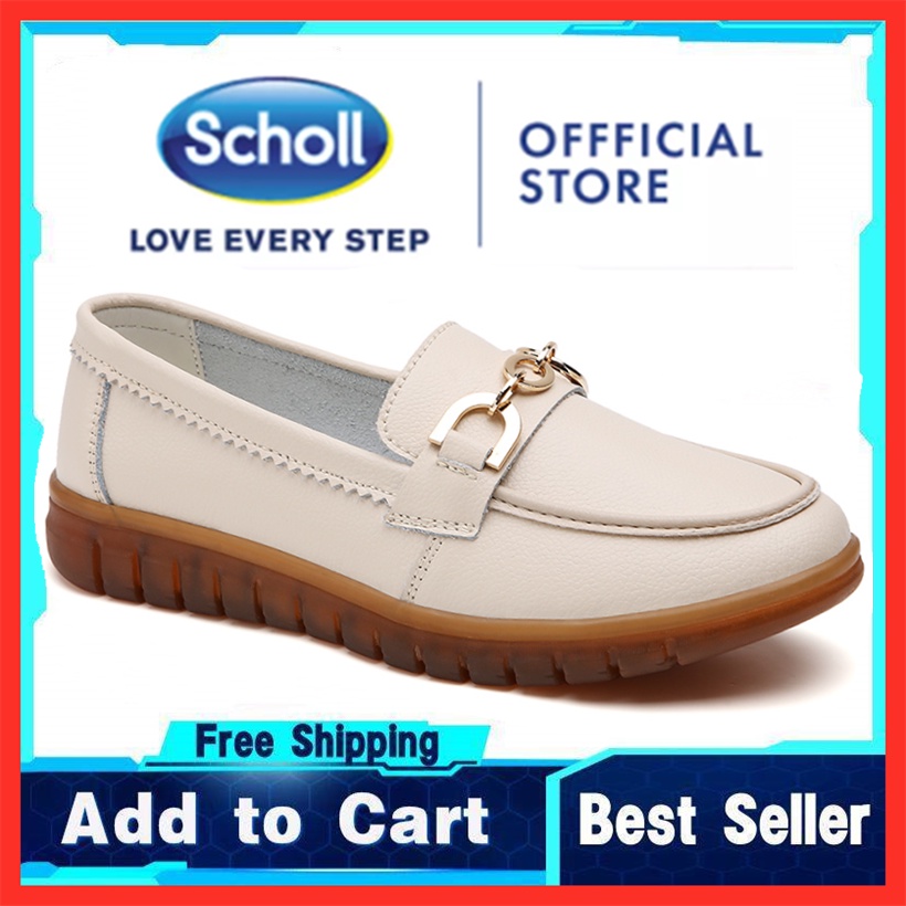 Scholl Women Shoes รองเท้าหนังลําลอง รองเท้าผู้หญิง Boat Shoes Loafers