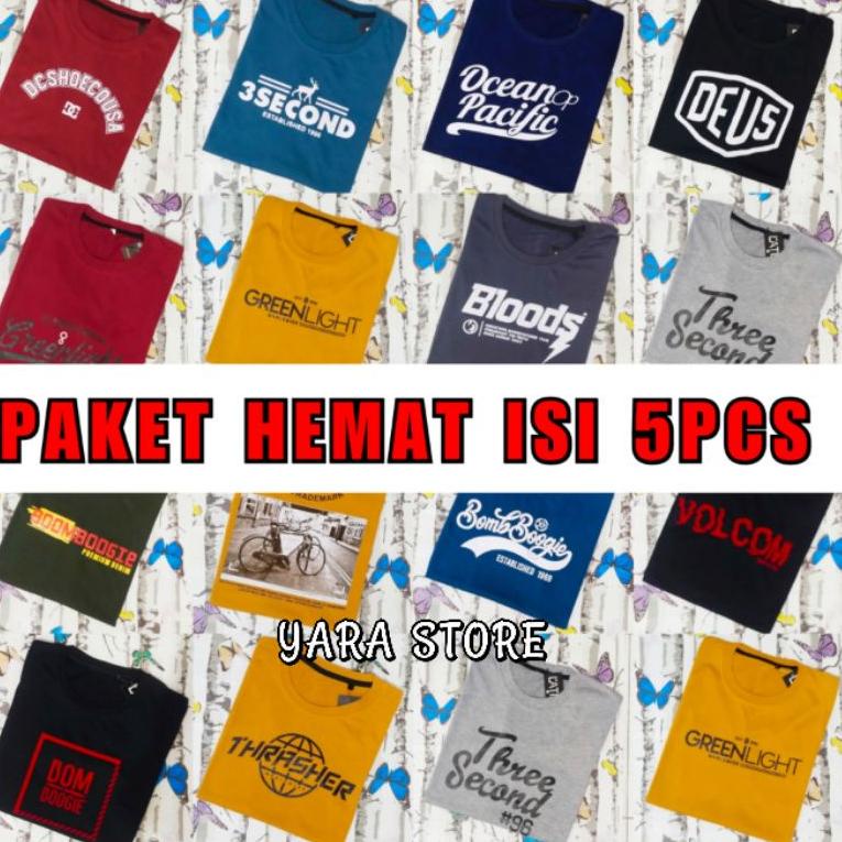 Best Product SAVING PACKAGE CONTAINS 5 PCS ADULT MENS T-SHIRTS SIZES ML XL และ XXL