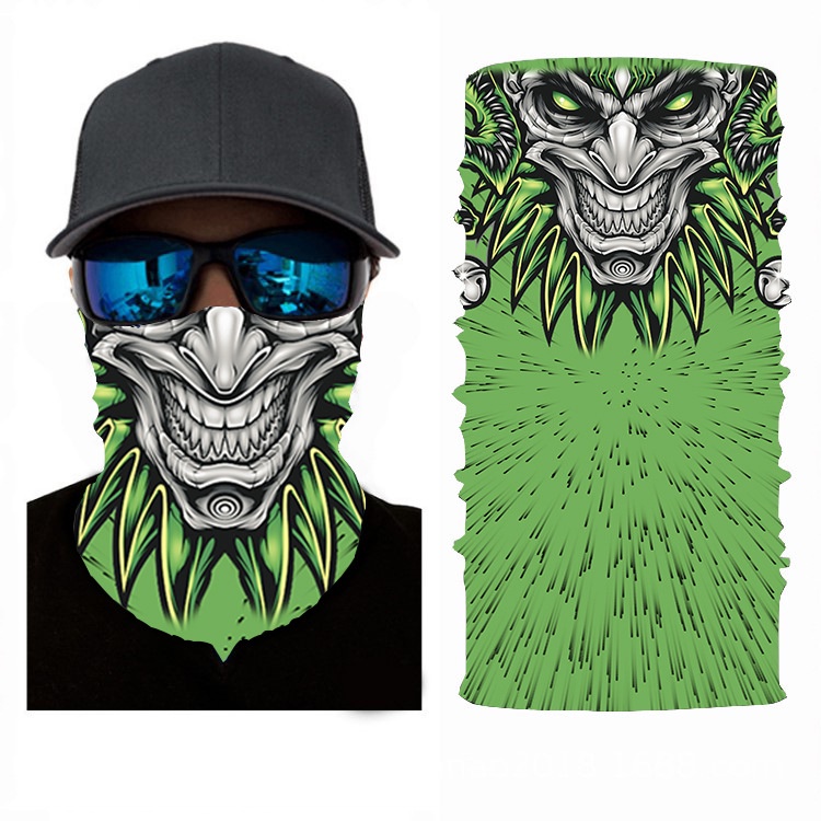 DIYFashionTube ผ้าพันคอ Niqab ผ้าพันคอไม่มีรอยต่อหน้ากาก Custom Face Mask DIY แถบคาดศีรษะขี่จักรยานห