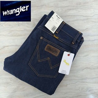 wrangler ทรงกระบอกผ้าด้าน Jeans พร้อมส่ง 1