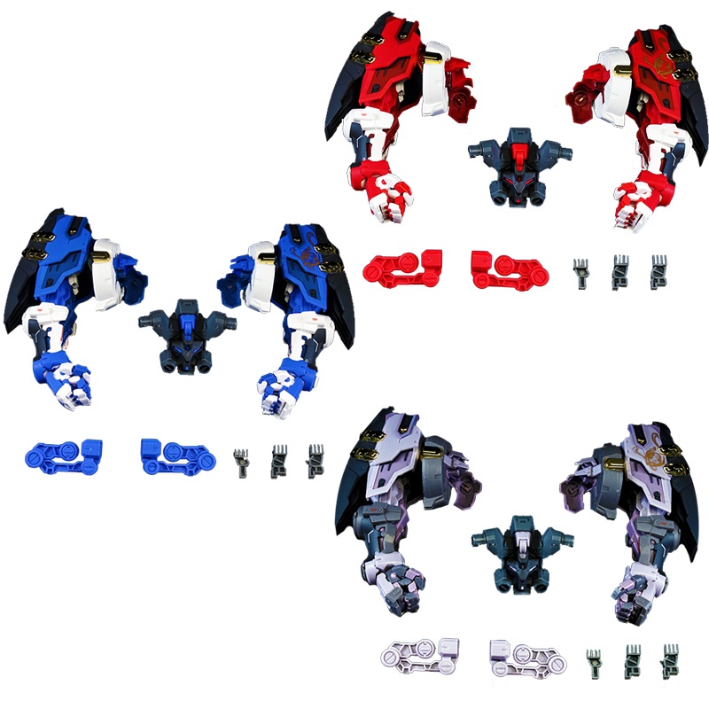 EW MG DRIM 1/100 Red Frame Blue Frame Noir Powered Red Addon Parts