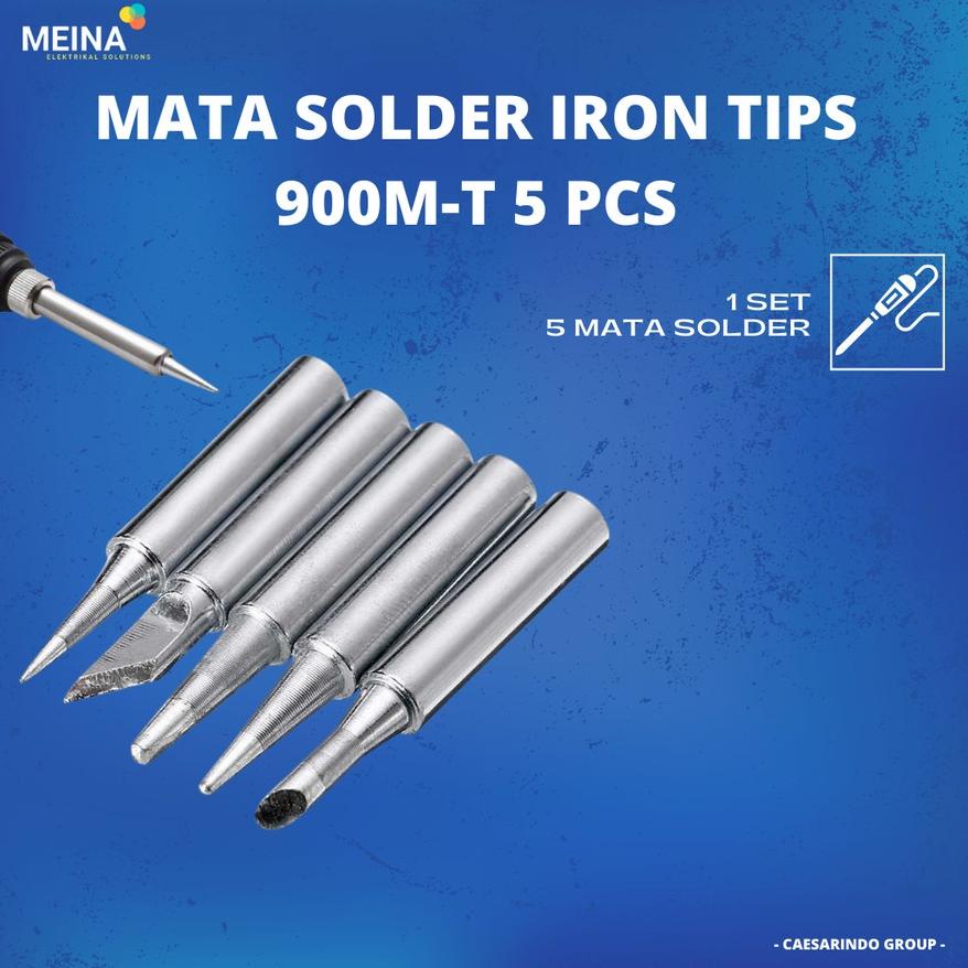 MATA Flashsale [Mini Gold Bonus] SOLDERING BIT / SOLDERING HEAD IRON TIPS 900M-T 5 ชิ้น 1 ชุด