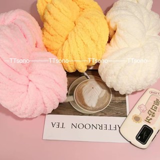 เส้นด้ายถัก Chenille / เส้นด้าย chenille / เส้นด้ายถักผ้าขนหนูนำเข้า 1ply สายน้ำแข็งถักไหมพรมหนา 100 กรัม