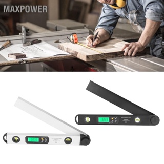  Maxpower ไม้โปรแทรกเตอร์วัดระดับมุมดิจิตอล เครื่องมือวัดระดับดิจิตอลอลูมิเนียมอัลลอยด์ 0-225° หน้าจอ