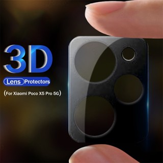 3D Curved Tempered Glass Camera Protector Case For Poco X5 Pro 5G Rear Lens Cover