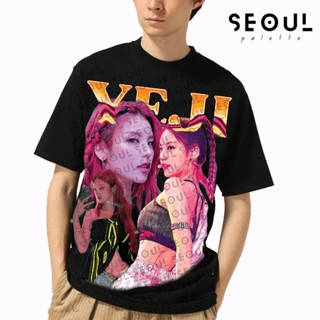 Yeji Itzy Inspired Shirt KPop Oversized Bootleg Vintage Graphic T-shirt Korean Shirt Tee Unisex Top_09