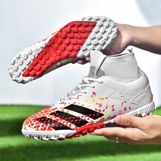 C Ronaldo TF soccer shoes รองเท้าฟุตบอลเล็บยาวสําหรับผู้ชายและผู้หญิง size: 35- 45