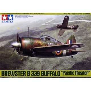 [ชุดโมเดลสเกลประกอบเอง] TAMIYA 61094 1/48 BREWSTER B-339 BUFFALO "PACIFIC THEATER" โมเดลทามิย่าแท้ model