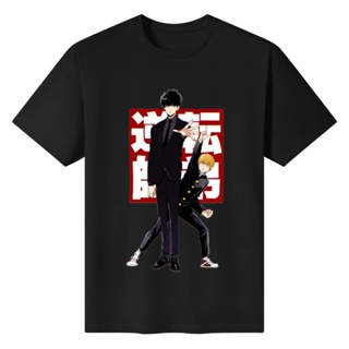 Mob Psycho 100 Manga Oversized T Shirt for Men Anime Tshirt Cotton Tops Tees Unisex_08