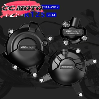 ฝาครอบเครื่องยนต์รถจักรยานยนต์ R25 สําหรับ Yamaha YZF R125 MT03 MT25 YZFR25 YZFR125 2014 2015 2016 2017