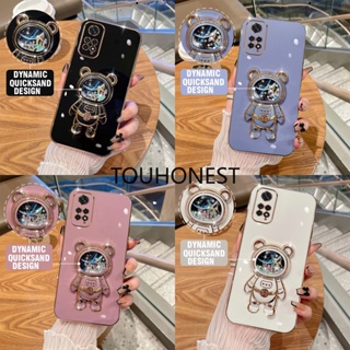 เคส Xiaomi Redmi Note 11 Pro เคส Redmi Note 11S เคส Redmi 10 Prime Plus Case Redmi Note 8 pro Case Redmi 9C NFC Case Redmi 10A New Cute Glitter Liquid Quicksand Bracket Soft Phone Case โทรศัพท์มือถือแบบนิ่ม มีทรายไหล แต่งกลิตเตอร์ พร้อมที่ตั้งวาง สําหรับ