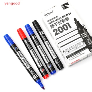 (YGD) ปากกามาร์กเกอร์ กันน้ํามัน หัวคู่ 2.8 มม. หัวสีดํา น้ําเงิน แดง ศิลปะ ปากกามาร์กเกอร์ โรงเรียน สํานักงาน เครื่องเขียน