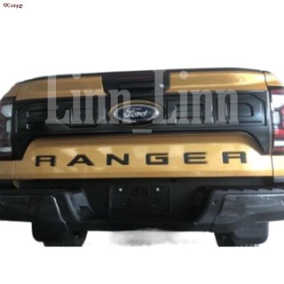 ส่งของที่กรุงเทพฯ♙อะคริลิคติดฝาท้าย Ford Ranger ปี 2022 (โครเมียม) มีให้เลือก3สี