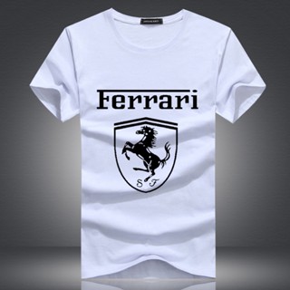 Fashion Horse Pattern FERRARI Man Print T-shirt Unisex Multicolor O-neck Short Sleeve Loose Couple Casual Top S~5XL_02