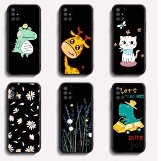 Softcase เคส Samsung A71 A73 A80 A8 Star A8 Plus 2018 เคสโทรศัพท์ Anticrack เคส TPU คุณภาพสูง ป้องกันเต็มรูปแบบ ยางซิลิโคน เคสโทรศัพท์ สีดํา เคสนิ่ม