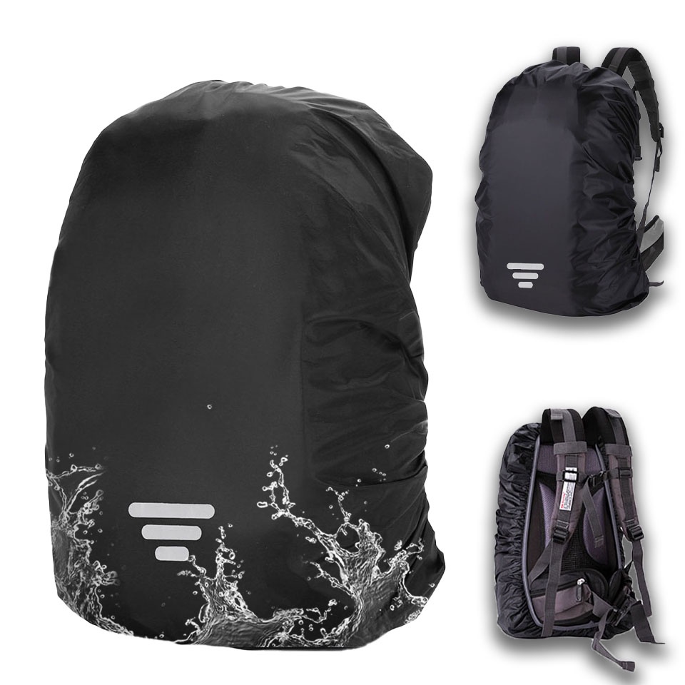 20l 35L 45L 60L ยุทธวิธีกลางแจ้ง Rain Cover กระเป๋าเป้สะพายหลังสะท้อนแสงกระเป๋ากันน้ํา Camping เดินป่าปีนเขากระเป๋าฝุ่น Raincover