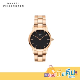 Daniel Wellington นาฬิกาข้อมือ Iconic Link RG Black 28มม สีโรสโกลด์