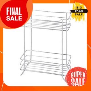 ตะแกรงวางของติดผนัง 2 ชั้น KASSA ขนาด KS-16063 สีโครเมียม2-tier wall shelf, size KS-16063, chrome color