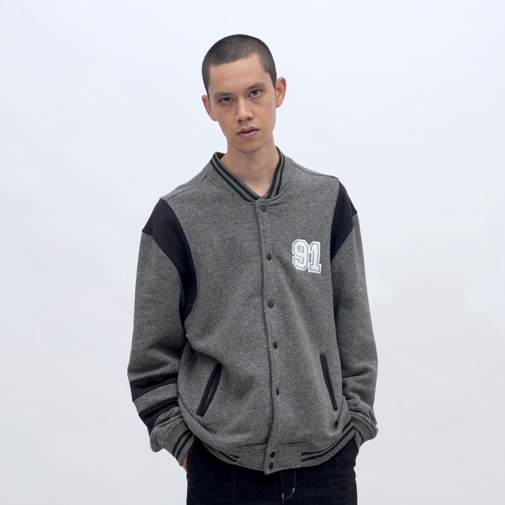 Roughneck VB030 Dark Grey Of 91 Varsity Jacket