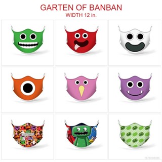 Best Garten Of Banban หน้ากากคอสเพลย์ ผ้าเรยอน พิมพ์ลายการ์ตูน กันฝุ่น เต็มสี