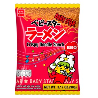 เบบี้สตาร์คริสปี้นูเดิ้ลสแน็คบาร์บีคิว90 CRISPY BABY STARNOODLE SNACK BBQ90G.