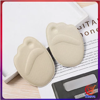 Zeeva แผ่นรองจมูกเท้า รองพื้นรองเท้าครึ่งขนาด แผ่นรองฝ่าเท้า ส้นสูง half size insole