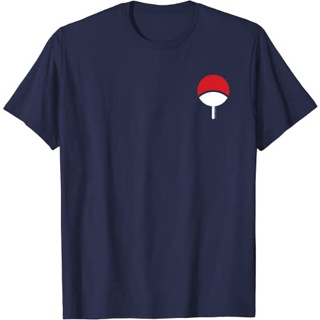 เสื้อยืดผ้าฝ้ายพรีเมี่ยม เสื้อยืด พิมพ์ลาย Naruto Shippuden Uchiha Icon_04