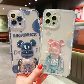 เคสโทรศัพท์มือถือแบบใส ลายหัวหมี สําหรับ Infinix NOTE 12 G96 Zero X PRO 5G 10 PRO SMART 4 5 6 HD PLUS HOT 10 10i 10S 11 11S NFC 12 12i PLAY Tecno Spark 6 Go