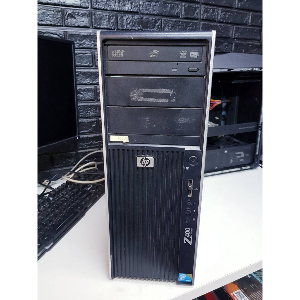 PC HPz400 / R16 / VGA nvidia Quadro FX1800พร้อมใช้งาน