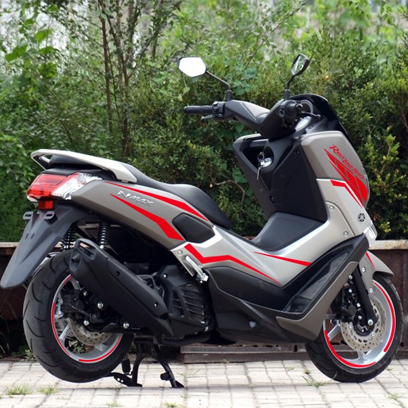 สติ๊กเกอร์แต่งลายรถ Cfmoto NK250 รอบคัน ลาย Yamaha Nmax 155 สติกเกอร์สำหรับรถจักรยานยนต์ Decals ตกแต