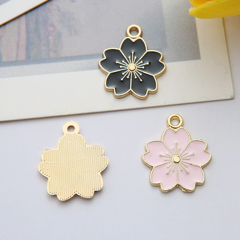 【พร้อมส่ง! ! ! 】B04 จี้โลหะ รูปดอกไม้น้อยน่ารัก แฮนด์เมด ขนาดเล็ก สําหรับทําเครื่องประดับ ต่างหู สร้อยข้อมือ diy