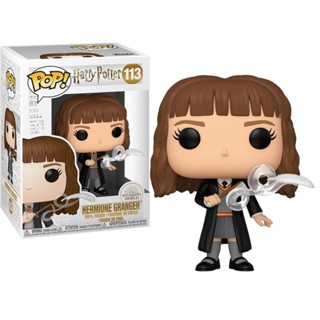 Funko Pop! ฟิกเกอร์ Harry Potter: Hermione with Feather 113 ของเล่นสําหรับเด็ก