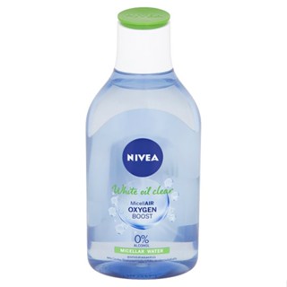 OIL นีเวียไวท์ออยล์ไมเซล่า WHITE วอเตอร์400มลผลิตภัณฑ์ดูแลผิวหน้าNIVEA MICELLAR WATER 400ML