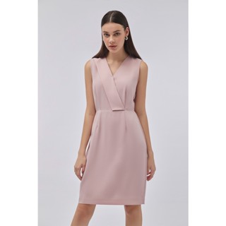 ESPADA เดรสแขนกุดทรงตรง ผู้หญิง | Sleeveless Sheath Dress | 1029