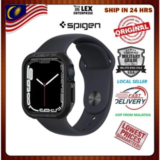 Spigen เคสโทรศัพท์มือถือ ทนทาน สําหรับ iwatch iwatch Series 8 7 6 5 4 40 มม. 41 มม. 44 มม. 45 มม. Series7 Series6