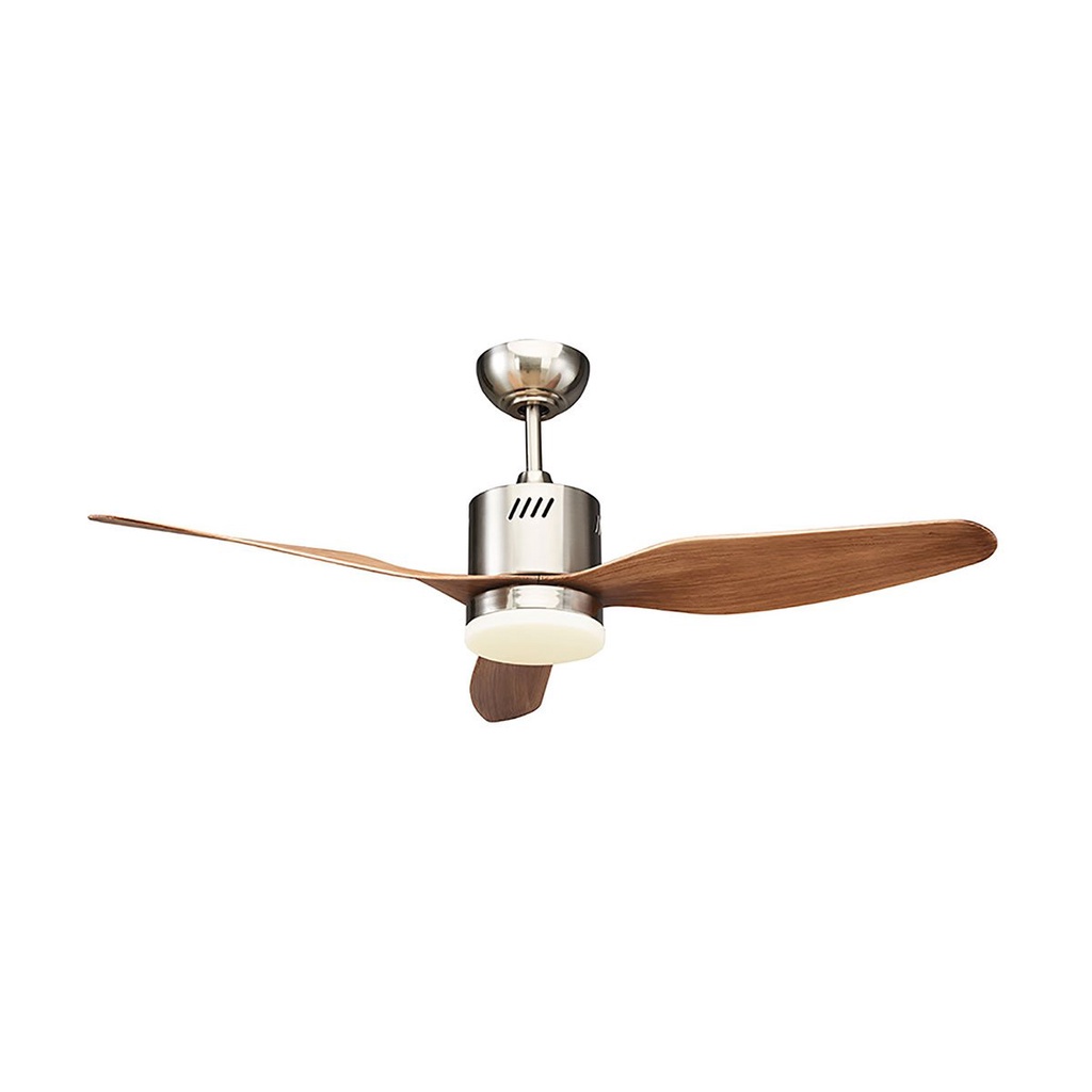 พัดลมเพดาน WIN FAVOUR รุ่น TC49 WF46 1L BN ขนาด 46 นิ้ว สีนิกเกิลปัดเงา