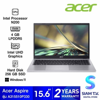 NOTEBOOK (โน้ตบุ๊ค) ACER ASPIRE 3 A315-510P-P330 (PURE SILVER) โดย สยามทีวี by Siam T.V.