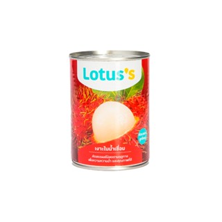 โลตัสเงาะในน้ำเชื่อม RAMBUTAN ฝาดึง 565ก.LOTUSSIN SYRUP 565G