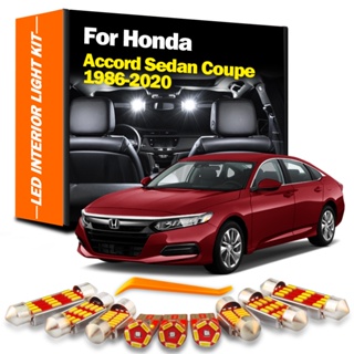 ชุดหลอดไฟ LED ติดหลังคารถยนต์ สําหรับ Honda Accord Sedan Coupe 1986-2020