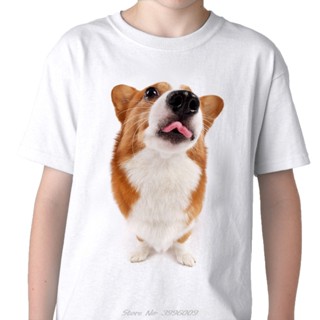 Welsh Corgi T-shirt Dog Top Animal Tee Design Mens Womens Summer Short Sleeve Cotton Tshirt Streetwear_04