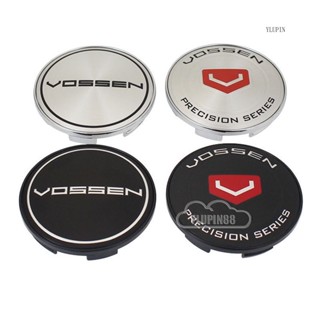 ฝาครอบดุมล้อรถยนต์ ลายโลโก้ Vossen ขนาด 68 มม. 4 ชิ้น